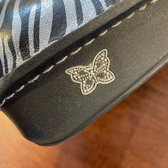 Alegria Black and Silver Patterned Mary Janes size 10 - Picture 5 of 8